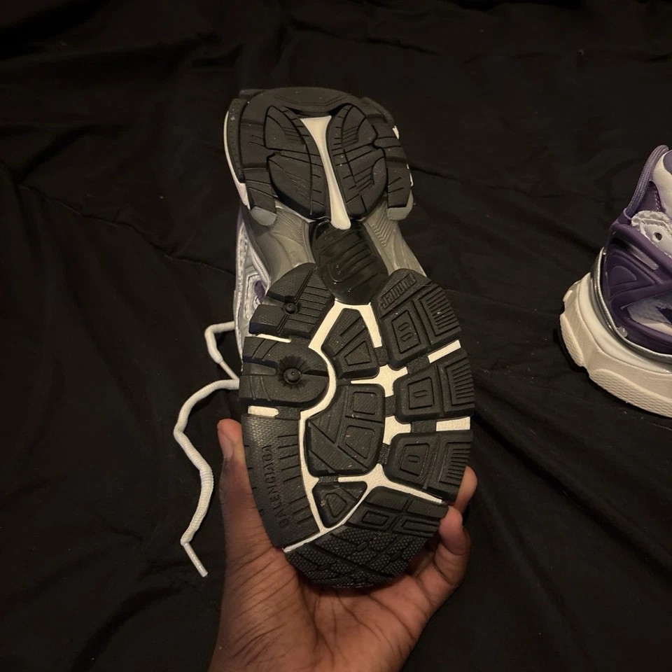 Balenciaga Runner Purple Grey. - Image 3 of 4