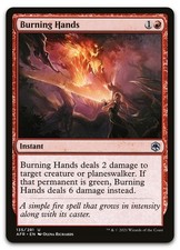 Burning Hands #135 (NM) Forgotten Realms AFR Magic MTG