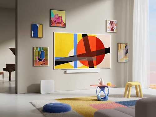 TCL NXTVISION A300 PRO 55 Inch QLED PRO TV, 4K UHD Art TV, Magnetic Frame Design - Foto 9 di 9