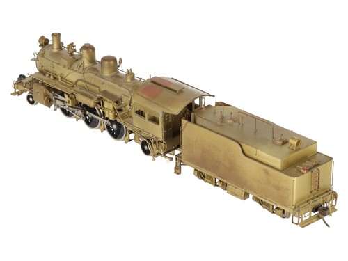 Key Imports HO BRASS Santa Fe 2-6-2 Prairie Steam Loco & Tender #1123 -Unpainted - Picture 8 of 12