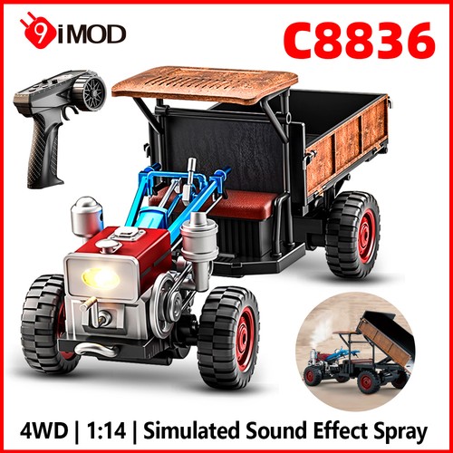 JJRC C8836 RC Car 4WD Simulated Tractor Car Toy 1/14 Remote Control Farm Vehicle - Picture 1 of 20