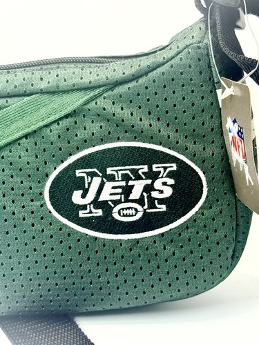 New York Jets NFL Shoulder Bag Green Mesh Crossbody Purse Women’s NWT 11x5 - Picture 4 of 6