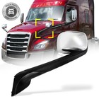 Left Driver Side Hood Mirror Chrome For Freightliner New Cascadia 2018-2023