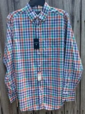 Daniel Cremieux Classics Button Down Long Sleeve Shirt Mens Size M
