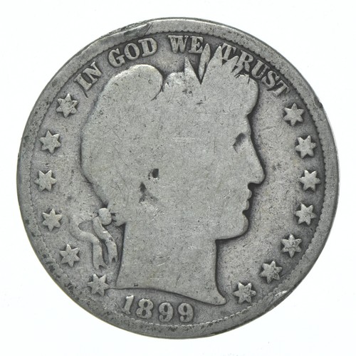 Better 1899 US Barber 90% Silber Half Dollar Coin Collection Set Break *071