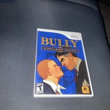 Bully Scholarship Edition Nintendo Wii Game With Manual & Map Poster 