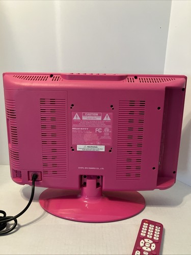 TV/Monitor LCD Sanrio Hello Kitty Rosa 19" - Intertek KT2219 con Control Remoto - Leer Desc - Imagen 16 de 24