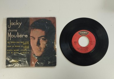 JACKY MOULIERE Glaube nicht, dass es passiert ist, Schallplatte 45T 7'' Vinyl / V08C