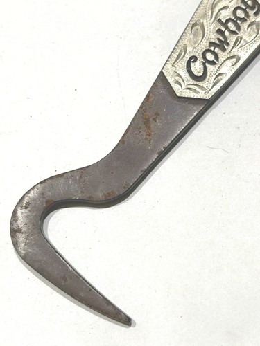 Vintage Cowboy Up Hoof Pick Tool – Western Horse Grooming Equestrian Gear - Picture 3 of 8