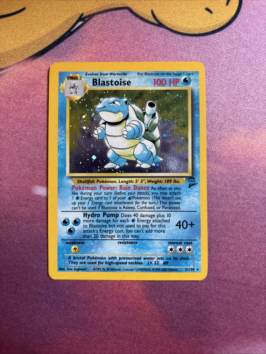 Blastoise Pokémon TCG Holo Rare Base Set 2 Individual Collectible