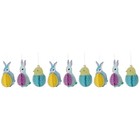 9 stücke kreative papier tier waben kugel anhänger dekoration kaninchen hängen