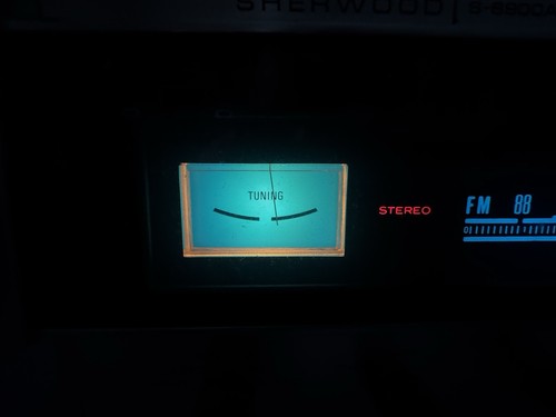 Sherwood S-8900A DynaQuad Receiver Silver Face Blue Display MADE IN USA READ - Picture 4 of 16