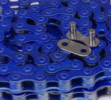 KMC BMX Bicycle Chain S1 formerly Z410 1/2" x 1/8" x 112L - DARK BLUE