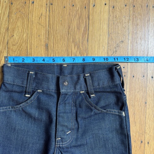 Vintage 1970s Levi’s Orange Tab 686 Flare Youth Dark Wash Jeans USA Talon 22x21 - Picture 18 of 19