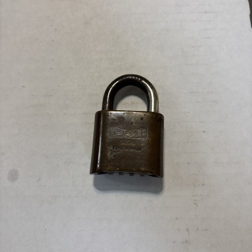 Vintage Sesamee Corbin Brass Combination Padlock - Picture 3 of 7