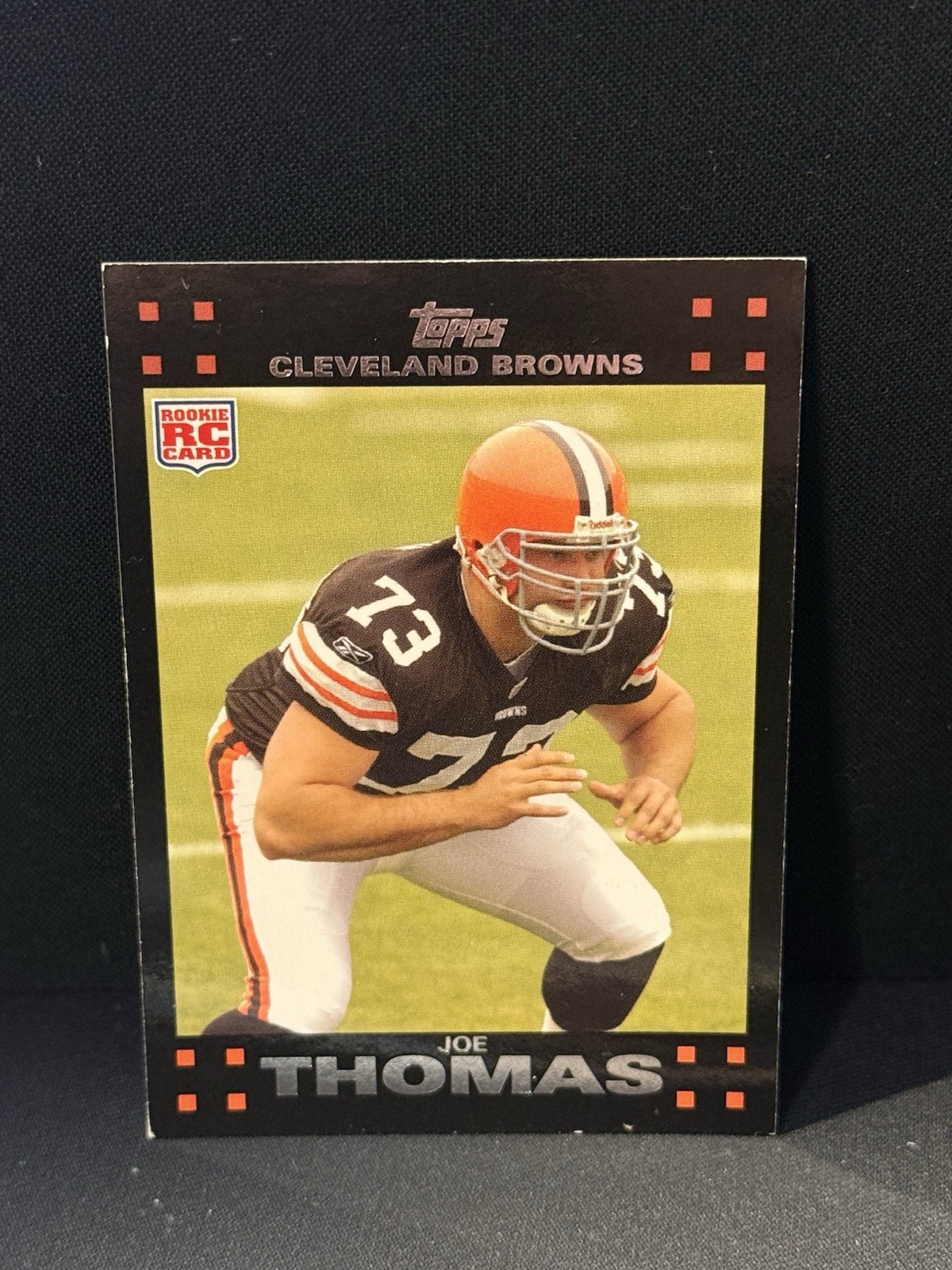 2007 Topps Chrome Joe Thomas #TC264 Rookie Card RC Browns HOF