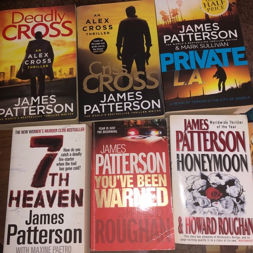 Book Bundle JAMES PATTERSON THRILLERS X 6
