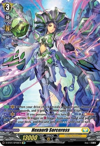 x1 Hexaorb Sorceress - D-BT01/SP08EN - SP CFV M/NM - Picture 1 of 1