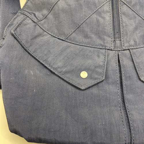 BAGGALLINI Traverse Convertible Sling Bag Backpack Triangle Shape Blue Nylon - Picture 5 of 15