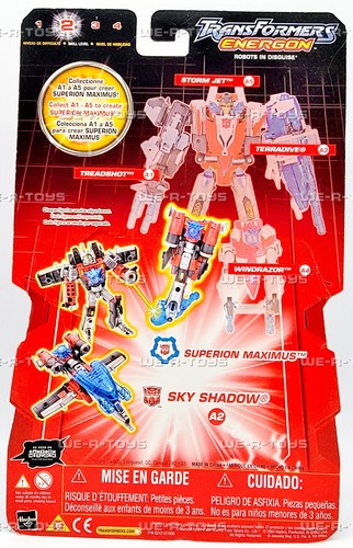 Transformers Energon Sky Shadow Action Figure 2004 Hasbro 80264 - Picture 3 of 7