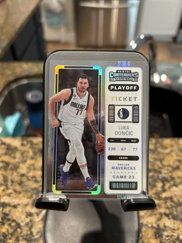 Luka Doncic 2022-23 Panini Contenders #57 Playoff Ticket /249 Mavericks