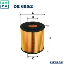 OIL FILTER OE 665/2 FOR MAZDA CX-7/SUV MPV/Mk/II 3 ATENZA/Hatchback/Station 2.3L