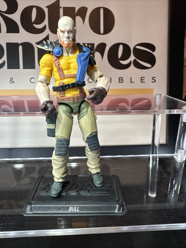 GI Joe Cobra 30th Anniversary Slaughters Marauders V1 “Bull” Action Figure VG+ - Picture 8 of 8