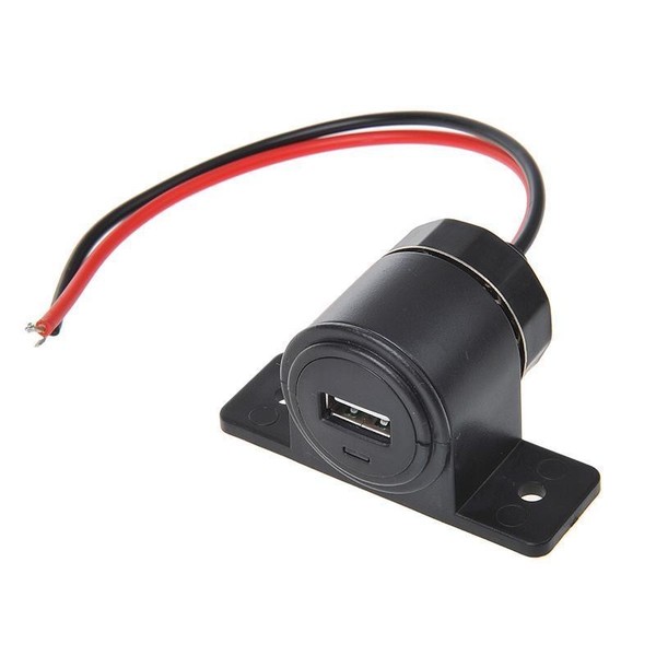 Aufbau Steckdose USB 2100Ma 12V / 24V Verteiler KFZ LadegeräT Auto Stecker LKW-image