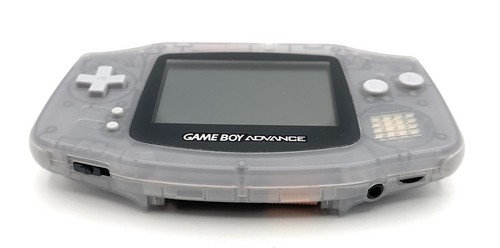 Nintendo Game Boy Advance (AGB-001) GBA-Clear/Glacier- NO Battery Cover + Extras - Picture 10 of 21