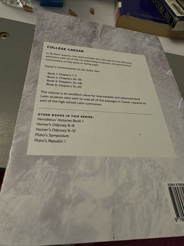 College CaesarLatin Text Trade Paperback 2011 First Edition - Picture 2 of 2