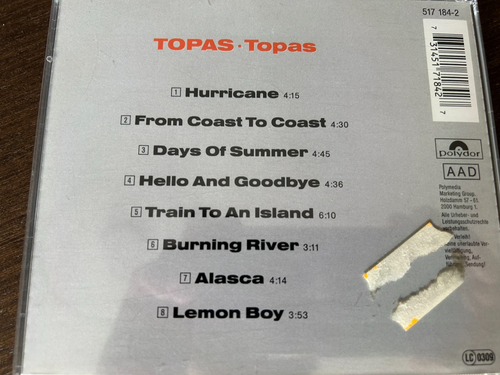 Topas - same von 1980 - Train To An Island - Bild 3 von 3