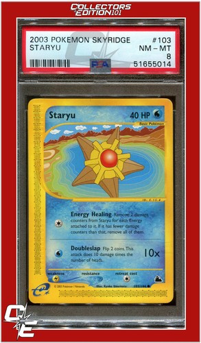 Staryu graded PSA 8 for sale on eBay