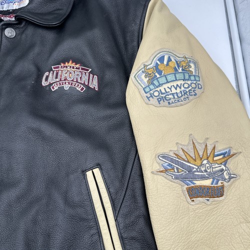 Giacca Bomber Uomo Vintage Walt Disney California Adventure S Disneyland - Foto 2 di 8