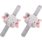  2 Pcs Slap Bands for Party Bags Kids Fillers Bulk Bracelets Soft Animal