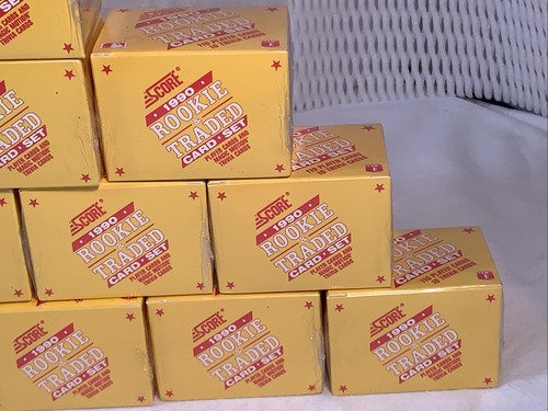 Score 1990 Rookie & Traded Card Sets Factory Sealed Lot x13 Packs + 1 Opened 90 - Bild 5 von 17