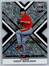 Cody Sedlock 2016 Panini Elite Extra Edition Status Black Die Cut /99 #69