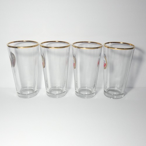 Amstel Light Lager 16 Unzen Biergläser / mit Goldrand Bargeschirr Trinkgeschirr - 4er Set - Bild 3 von 23