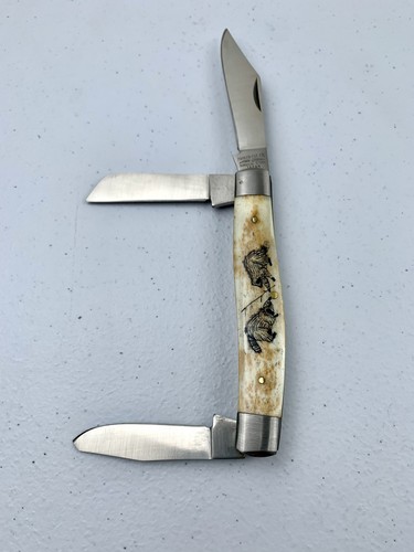 Parker Cutlery Company Three Blade Stockman Knife - Picture 2 of 21