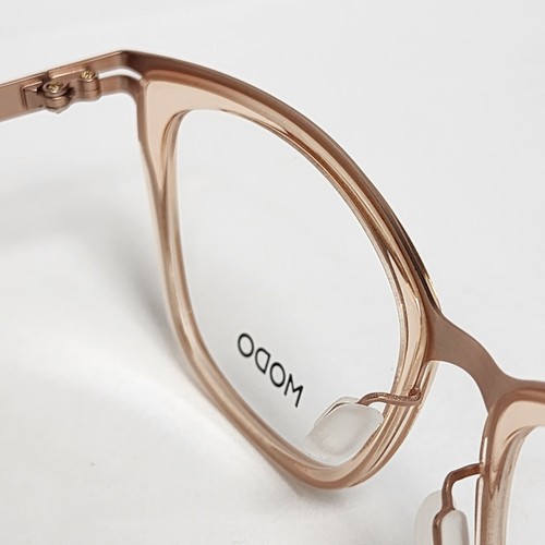 Gafas de ojo de gato/ovaladas de titanio ultraligeras para mujer MODO 4529A nude 50 mm - Imagen 7 de 12