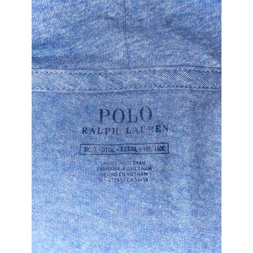 Polo Ralph Lauren Jersey Hooded T-Shirt Pullover Cotton Blue Big Tall 3XLT - Bild 4 von 7