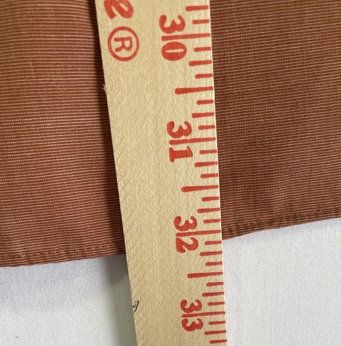 Stafford Dress Shirt Mens Size 15.5 32/33 Burnt Orange Wrinkle Free Button Up - Picture 7 of 8