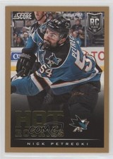 2013-14 Score Hot Rookies Gold Nicholas Petrecki Nick Petrecki #634 0z5