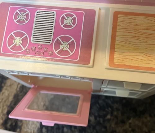 Barbie Sweet Roses Cooking Center Kitchen Accessories 1987 Vintage #4777 - Picture 13 of 19