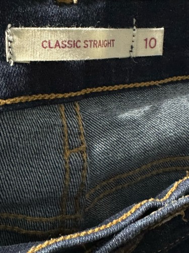 Levis Classic Straight Jeans Womens Size 10 Preowned - Picture 7 of 13