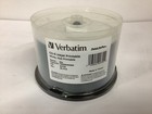 Verbatim 52x Spindle CD-R Printable Recordable Disc 50/Pack White 94755