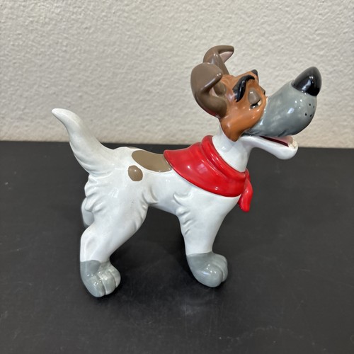 Vintage 1988 Oliver & Company 5,5" Dodger Porzellan Keramik Figur Disney Japan - Bild 6 von 10