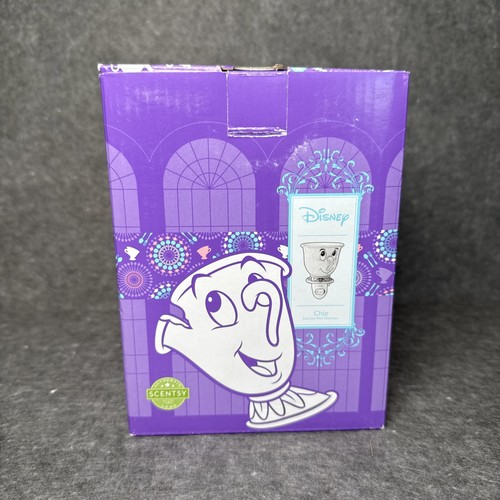 Scentsy Disney "CHIP" Beauty And The Beast 3.5" Mini Plug-In Wax Warmer NEW - Picture 9 of 14