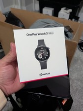 OnePlus Watch 3 - 43mm - Black Steel - Brand New