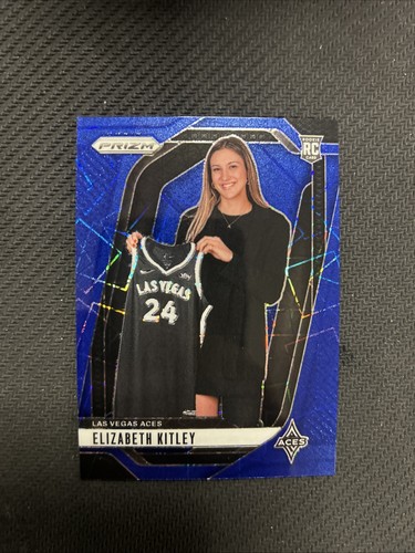 Elizabeth Kitley - 2024 Panini Prizm WNBA RC #140 Variation BLUE VELOCITY PRIZM
