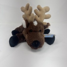 Ganz Webkinz Reindeer Plush Stuffed Animal with Unused Code New 9  